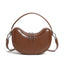Mini Leather Hobo Bag with Zipper Compact Slouchy Shoulder Bag for Everyday Use
