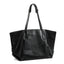 XL Vegetable-Tanned Leather Tote Bag Large Weekender Carryall with Zipper