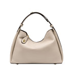 Vintage Full-Grain Leather Messenger Bag  Minimalist Everyday Shoulder Bag