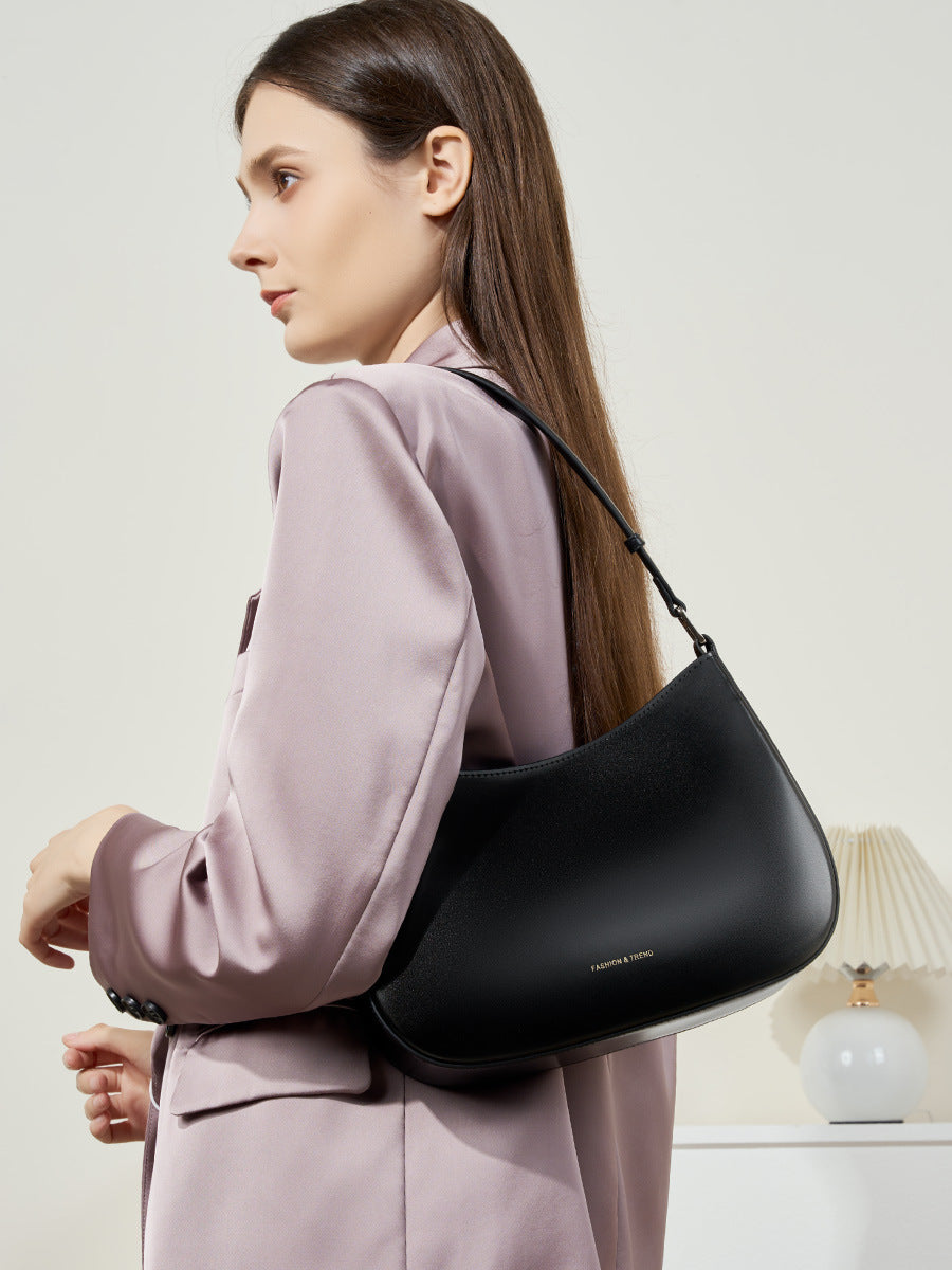 Vintage Round Leather Crossbody Bag  Minimalist Messenger Bag for Everyday Use