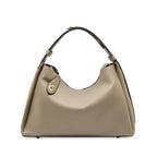 Vintage Full-Grain Leather Messenger Bag  Minimalist Everyday Shoulder Bag