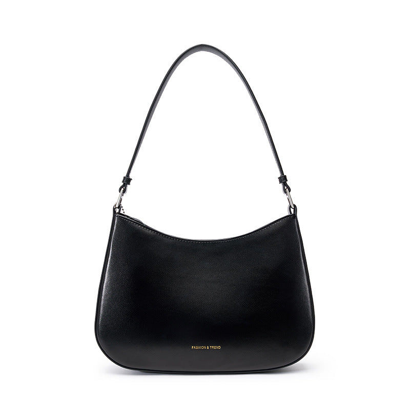 Vintage Round Leather Crossbody Bag  Minimalist Messenger Bag for Everyday Use