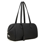 Large Full-Grain Leather Boston Bag  Minimalist Travel & Everyday Handbag