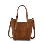 Large Leather Convertible Tote Bag  Multi-Way Shoulder, Crossbody & Top Handle Bag