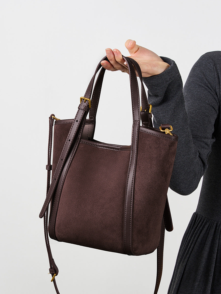 Large Leather Convertible Tote Bag  Multi-Way Shoulder, Crossbody & Top Handle Bag