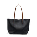 Minimalist Full-Grain Leather Tote Bag  Large Everyday Carryall for Work & Daily Use