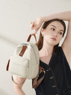 Lightweight Leather Backpack  Soft Everyday Comfort Bag for Daily Use