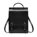 2026 New Leather Backpack Women's British Collegiate School Bag College Student Retro Computer Simple Cowhide Backpack