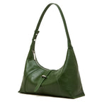 Large Leather Hobo Bag  Slouchy Shoulder Bag with Zipper for Everyday Use