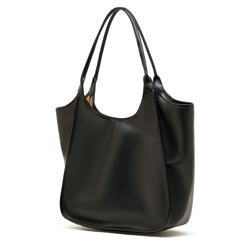 XL Full-Grain Leather Tote Bag  Oversized Shopper for Travel & Everyday Use
