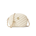 Quilted Leather Shoulder Bag  Minimalist Everyday Crossbody Bag