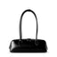 Large Leather Baguette Bag  Vintage Street Style Handbag for Everyday Use