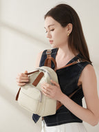 Lightweight Leather Backpack  Soft Everyday Comfort Bag for Daily Use