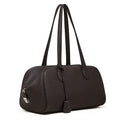 Large Full-Grain Leather Boston Bag  Minimalist Travel & Everyday Handbag