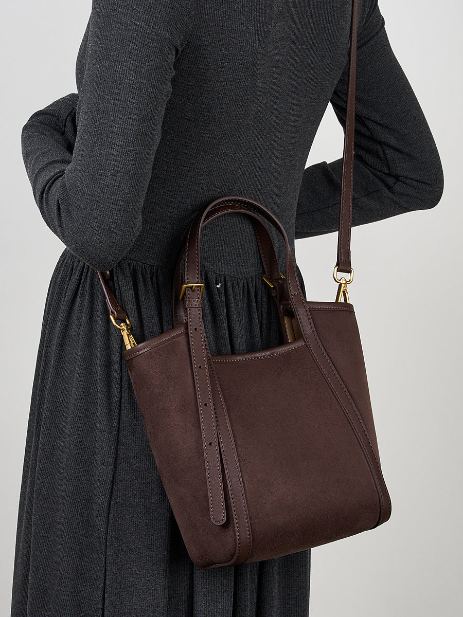 Large Leather Convertible Tote Bag  Multi-Way Shoulder, Crossbody & Top Handle Bag