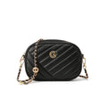Quilted Leather Shoulder Bag  Minimalist Everyday Crossbody Bag