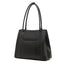 Large Full-Grain Leather Top Handle Tote  Minimalist Vertical Carryall Bag